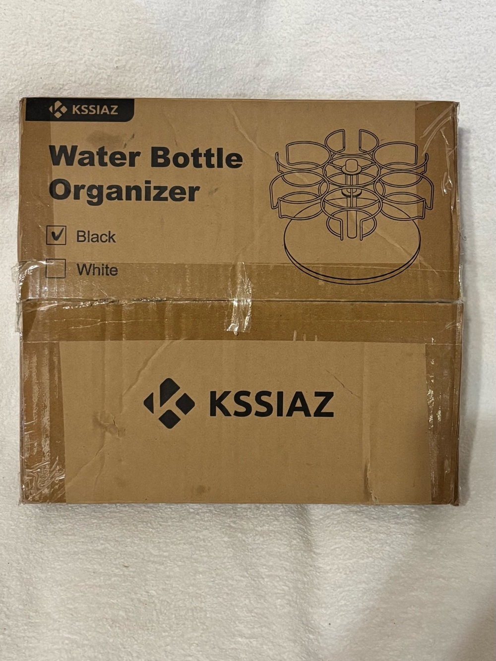 Black Water Bottle Organizer